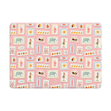 Pink Shard - Clear MacBook Case
