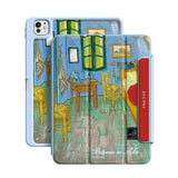 Bedroom in Arles - Leather Magnetic iPad Case