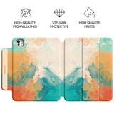 Floating Clouds - Leather Magnetic iPad Case
