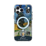 Road with Cypress and Star - iPhone Case