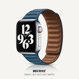 Apple Watch Series | Leather Link Magnetic Strap