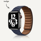 Apple Watch Series | Leather Link Magnetic Strap