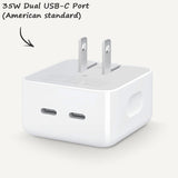 Power Adapter Series | 35W Dual USB-C Port Power Adapter (Australian standard)