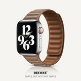 Apple Watch Series | Leather Link Magnetic Strap