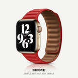 Apple Watch Series | Leather Link Magnetic Strap