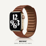 Apple Watch Series | Leather Link Magnetic Strap