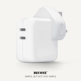 Power Adapter Series | 35W Dual USB-C Port Power Adapter (British standard)