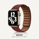 Apple Watch Series | Leather Link Magnetic Strap