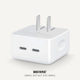 Power Adapter Series | 35W Dual USB-C Port Power Adapter (Chinese standard)