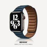 Apple Watch Series | Leather Link Magnetic Strap