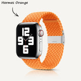 Apple Watch Series | Nylon Braided Watch Strap (Watch clasp series)
