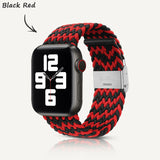 Apple Watch Series |  W Texture Nylon Woven Strap (Watch clasp series)