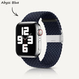 Apple Watch Series | Nylon Braided Watch Strap (Watch clasp series)