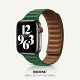 Apple Watch Series | Leather Link Magnetic Strap